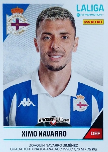 Figurina Ximo Navarro - LaLiga Hypermotion 2024-2025
 n. 140 - Panini