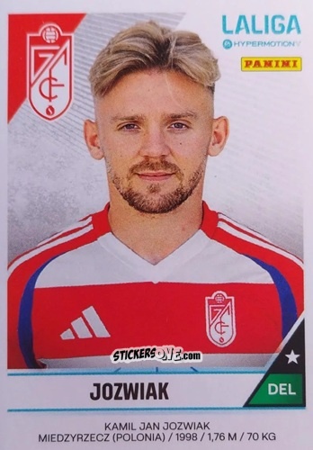 Cromo Kamil Jóźwiak - LaLiga Hypermotion 2024-2025
 n. 245B - Panini