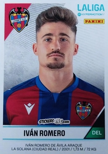 Figurina Iván Romero - LaLiga Hypermotion 2024-2025
 n. 283 - Panini