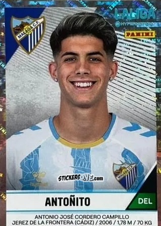 Sticker Antonio Cordero Antoñito - LaLiga Hypermotion 2024-2025
 n. 305 - Panini