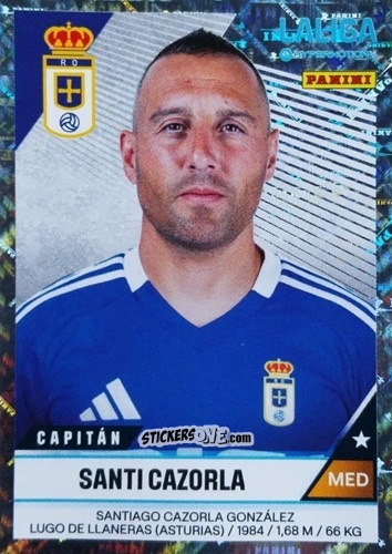 Cromo Santi Cazorla - LaLiga Hypermotion 2024-2025
 n. 338 - Panini