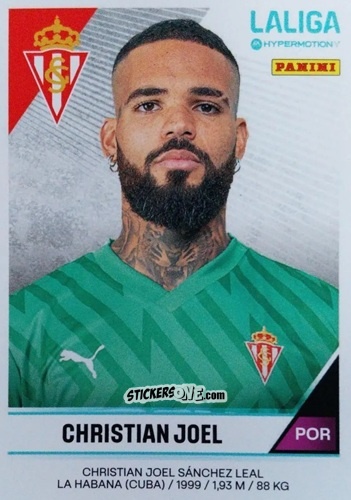 Figurina Christian Joel - LaLiga Hypermotion 2024-2025
 n. 366 - Panini