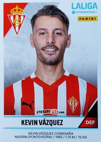 Figurina Kevin Vázquez - LaLiga Hypermotion 2024-2025
 n. 368 - Panini