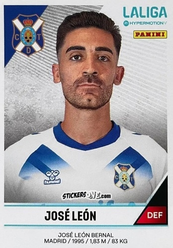 Figurina José León - LaLiga Hypermotion 2024-2025
 n. 389 - Panini
