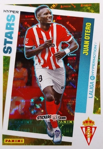 Cromo Juan Otero (Real Sporting) - LaLiga Hypermotion 2024-2025
 n. 438 - Panini