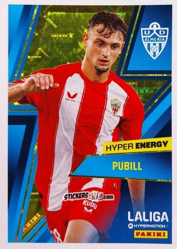 Cromo Marc Pubill (UD Almería) - LaLiga Hypermotion 2024-2025
 n. 470 - Panini