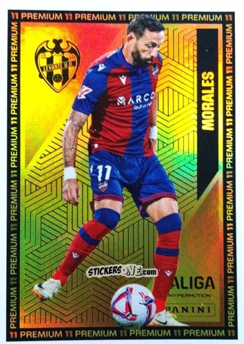 Cromo José Luis Morales (Levante UD) - LaLiga Hypermotion 2024-2025
 n. JM - Panini