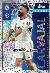 Sticker Daniel Carvajal (Real Madrid CF) - UEFA Champions League 2024-2025
 n. 5 - Topps