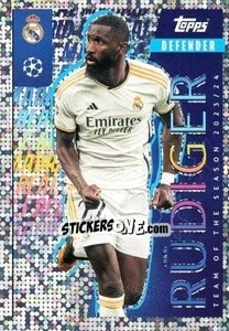 Sticker Antonio Rüdiger (Real Madrid CF) - UEFA Champions League 2024-2025
 n. 6 - Topps