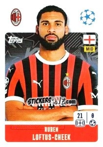 Sticker Ruben Loftus-Cheek - UEFA Champions League 2024-2025
 n. 35 - Topps
