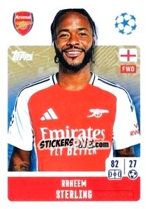 Sticker Raheem Sterling - UEFA Champions League 2024-2025
 n. 51 - Topps