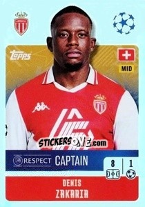 Sticker Denis Zakaria (Captain) - UEFA Champions League 2024-2025
 n. 53 - Topps