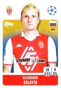 Sticker Aleksandr Golovin - UEFA Champions League 2024-2025
 n. 59 - Topps