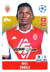Sticker Breel Embolo - UEFA Champions League 2024-2025
 n. 63 - Topps