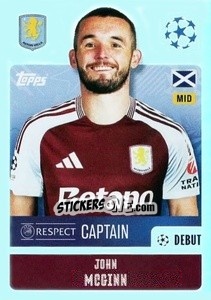 Sticker John McGinn (Captain)