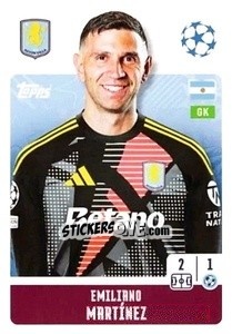 Sticker Emiliano Martínez - UEFA Champions League 2024-2025
 n. 66 - Topps