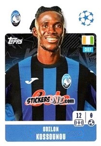 Sticker Odilon Kossounou - UEFA Champions League 2024-2025
 n. 81 - Topps