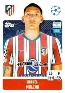 Sticker Nahuel Molina - UEFA Champions League 2024-2025
 n. 92 - Topps