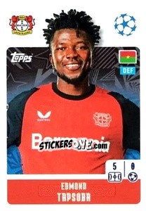 Sticker Edmond Tapsoba - UEFA Champions League 2024-2025
 n. 102 - Topps