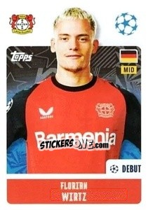 Sticker Florian Wirtz - UEFA Champions League 2024-2025
 n. 110 - Topps