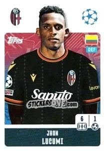 Sticker Jhon Lucumi