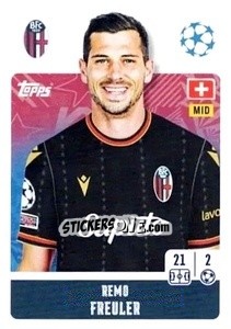 Sticker Remo Freuler - UEFA Champions League 2024-2025
 n. 118 - Topps