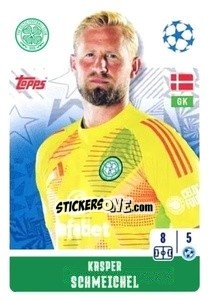 Sticker Kasper Schmeichel - UEFA Champions League 2024-2025
 n. 138 - Topps