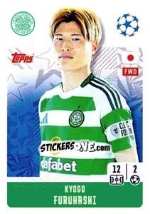 Sticker Kyogo Furuhashi - UEFA Champions League 2024-2025
 n. 147 - Topps