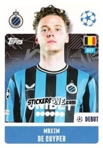 Sticker Maxim De Cuyper