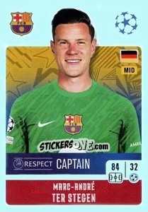 Cromo Marc-André Ter Stegen (Captain) - UEFA Champions League 2024-2025
 n. 161 - Topps