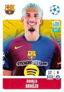 Sticker Ronald Araújo - UEFA Champions League 2024-2025
 n. 162 - Topps