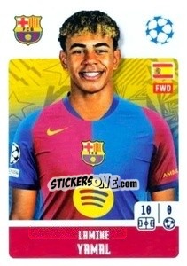 Sticker Lamine Yamal - UEFA Champions League 2024-2025
 n. 170 - Topps