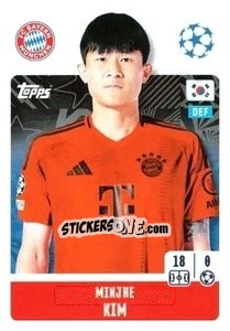 Sticker Min-Jae Kim - UEFA Champions League 2024-2025
 n. 175 - Topps