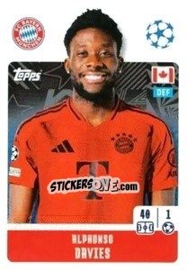 Sticker Alphonso Davies - UEFA Champions League 2024-2025
 n. 176 - Topps