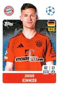 Sticker Joshua Kimmich - UEFA Champions League 2024-2025
 n. 178 - Topps