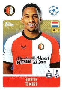 Sticker Quinten Timber