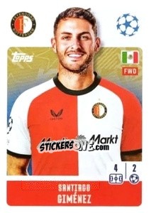 Sticker Santiago Giménez