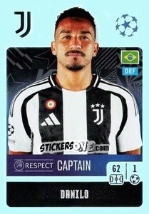 Sticker Danilo (Captain) - UEFA Champions League 2024-2025
 n. 248 - Topps