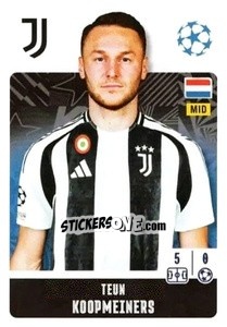 Sticker Teun Koopmeiners - UEFA Champions League 2024-2025
 n. 253 - Topps