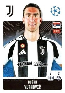 Sticker Dušan Vlahović - UEFA Champions League 2024-2025
 n. 257 - Topps