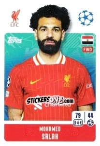 Sticker Mohamed Salah - UEFA Champions League 2024-2025
 n. 270 - Topps