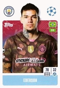 Sticker Ederson - UEFA Champions League 2024-2025
 n. 273 - Topps