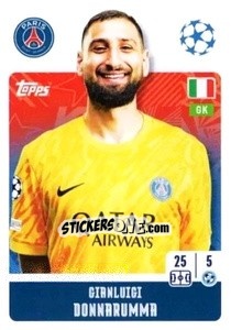 Sticker Gianluigi Donnarumma - UEFA Champions League 2024-2025
 n. 285 - Topps