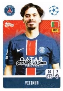 Sticker Vitinha - UEFA Champions League 2024-2025
 n. 291 - Topps