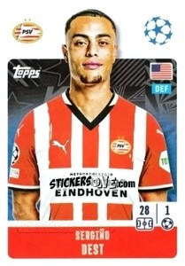 Sticker Sergiño Dest - UEFA Champions League 2024-2025
 n. 300 - Topps