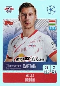 Sticker Willi Orbán (Captain)