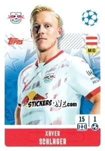 Sticker Xavier Schlager - UEFA Champions League 2024-2025
 n. 313 - Topps