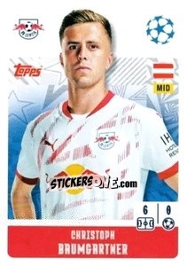 Sticker Christoph Baumgartner - UEFA Champions League 2024-2025
 n. 315 - Topps