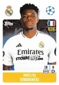 Sticker Aurélien Tchouaméni - UEFA Champions League 2024-2025
 n. 323 - Topps