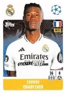 Sticker Eduardo Camavinga - UEFA Champions League 2024-2025
 n. 324 - Topps